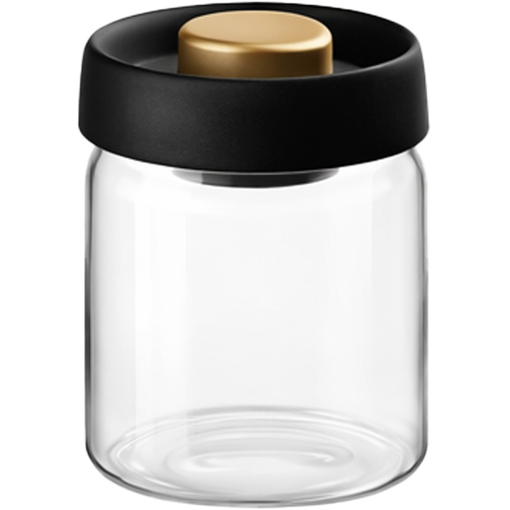 Стъклен съд Werdano 900ml прозрачен за кафе и сухи храни