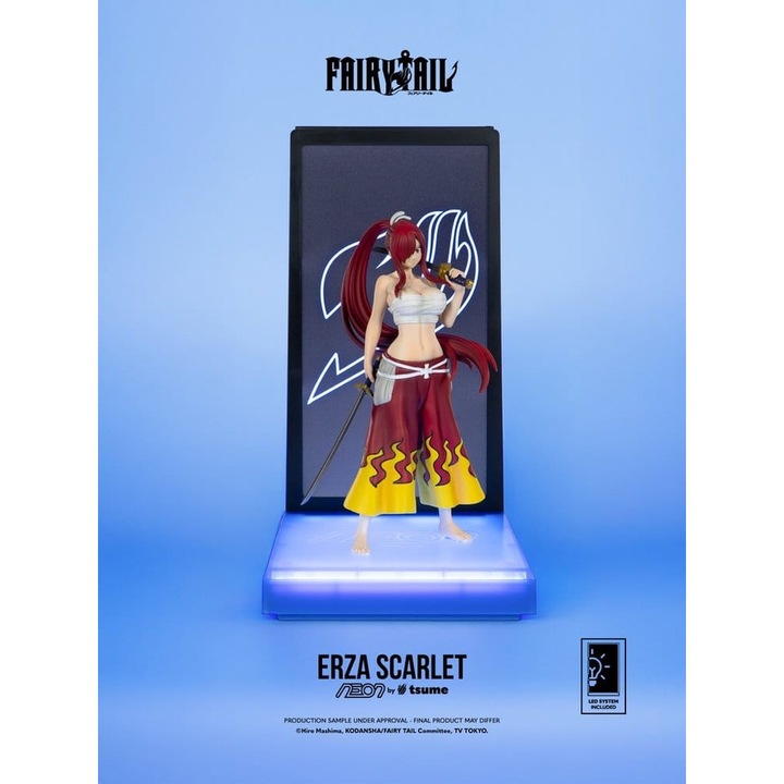 Figurina Erza Scarlet Tsume Fairy Tail többszínű 13x14x25cm