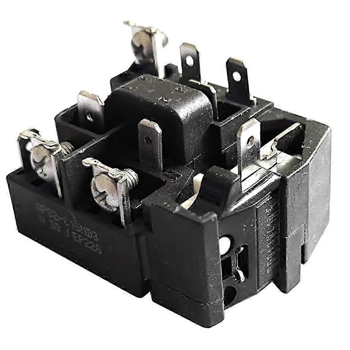 Releu protectie compresor QPS2-C15MD3 compatibil cu Homa, modul de protectie, starter PTC, protectie la suprasarcina si supraincalzire, Negru, 1 buc