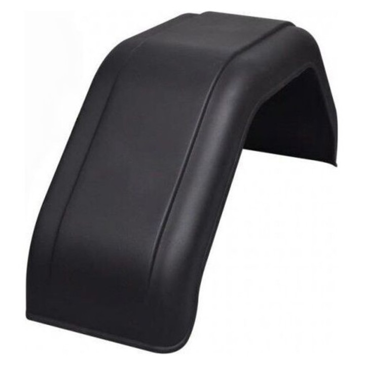 Aparatoare noroi (aripa) pentru remorca din plastic durabil, compatibila cu anvelope 12/13 inch, negru, 1 buc