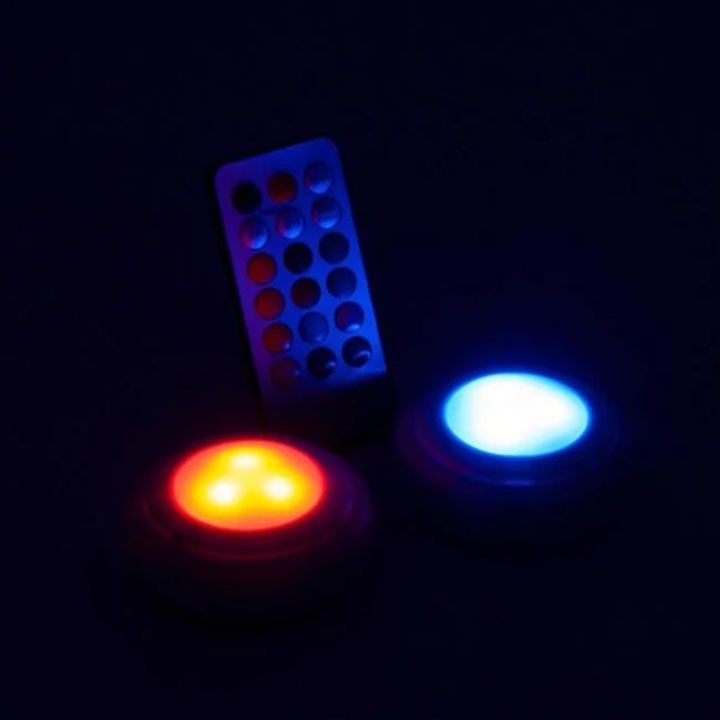 Lampi LED Multicolor cu Telecomanda - 2buc