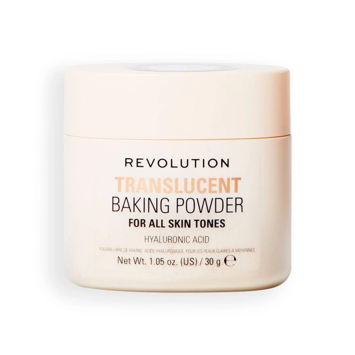 Pudră fixatoare Makeup Revolution, transparentă, 30 g