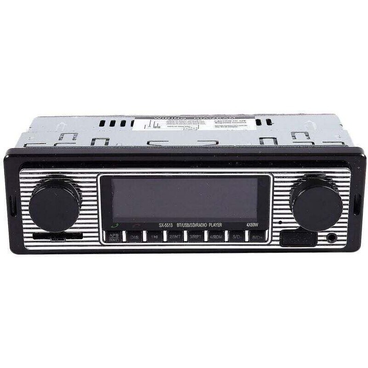 Player MP3 auto vintage Bluetooth stereo metal 188x58mm