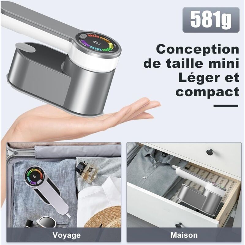 Defrosor vertical 1200W 120ml portabil multifunctional alb 120x30x30cm