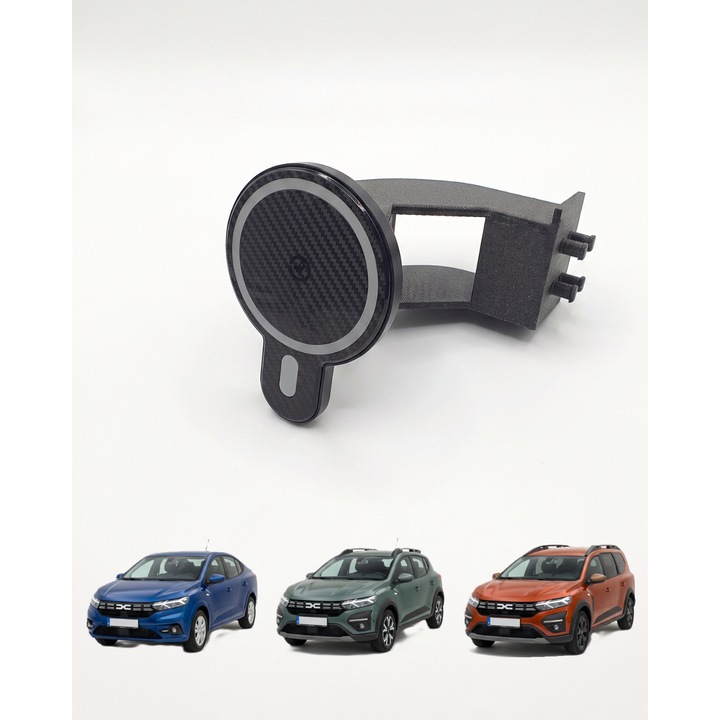 Suport Auto Telefon MagSafe Dacia Logan / Stepway / Sandero - ZEG3D Adapter