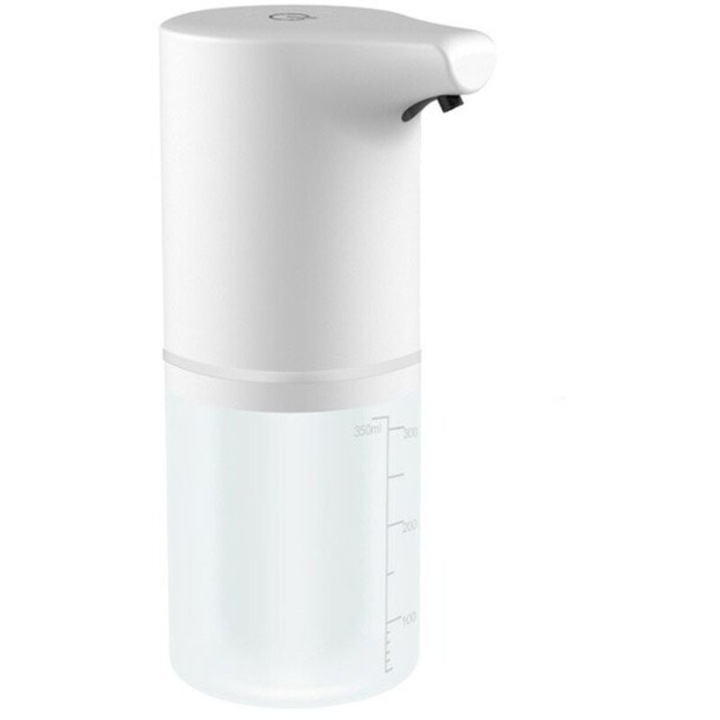 Automata habszappan adagoló 350ml fehér USB 7.2x9.8x18.8cm