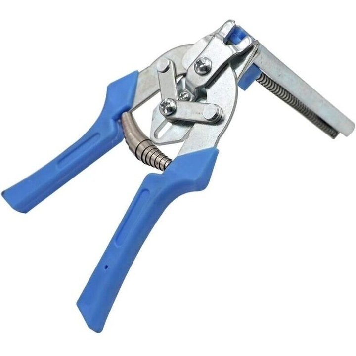 Állatketrec fogó, ergonomikus, M-kapcsokkal, szegekkel, fém