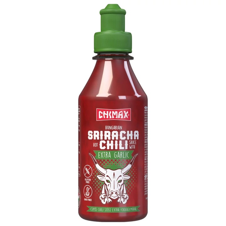 Chimax Sriracha chili szósz, extra fokhagymával - 250 ml