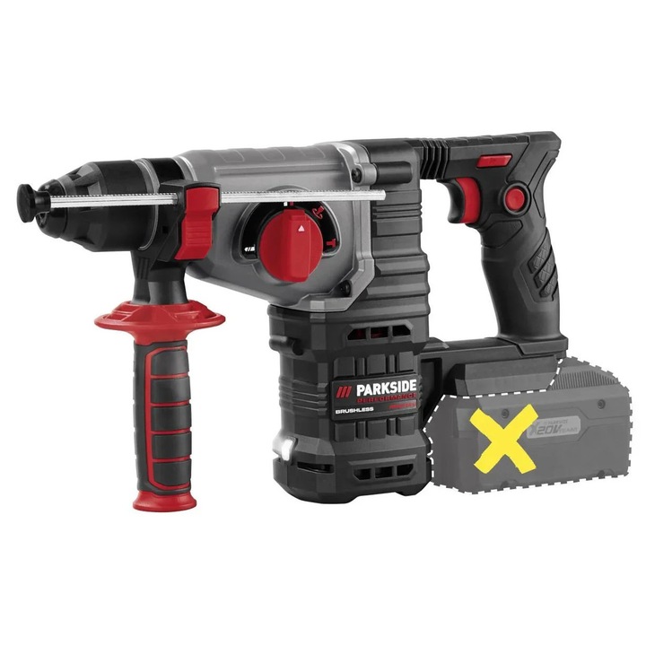 PARKSIDE PERFORMANCE® PPAKH 20-Li A1 akkus kombinált fúrókalapács (akku és töltő nélkül)