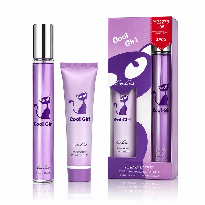 COOL GIRL női ajándékszett, Eau de Toilette 35 ml + Kézkrém 35 ml, Lea Luis®