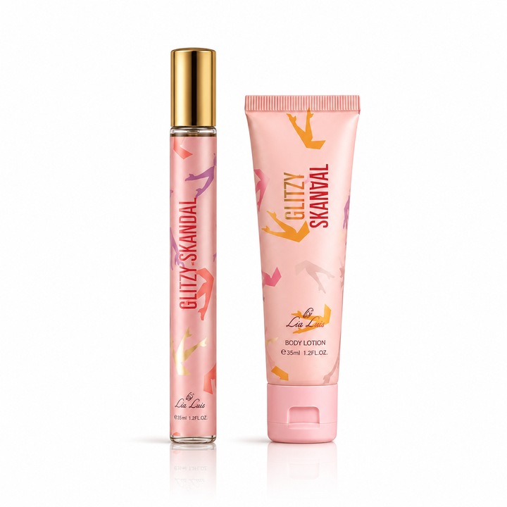 GLITZY SKANDAL női ajándékszett, Eau de Toilette 35 ml + Testápoló 35 ml, Lea Luis®