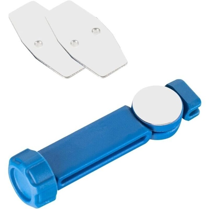 Tárcsafék dugattyú visszaállító szerszám, hidraulikus fékekhez, kerámia dugattyúvédelemmel és kettős nyomású rendszerrel, ergonomikus kialakítás, Kék/Ezüst, 3 darabos készlet