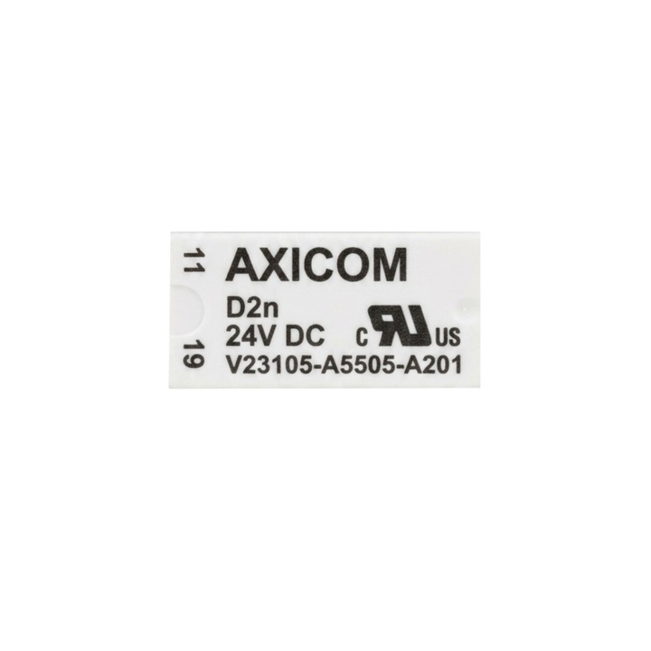 AXICOM D2n jelzőrelé, 24V DC, TE Connectivity, V23105-A5505-A201, PCB, UL