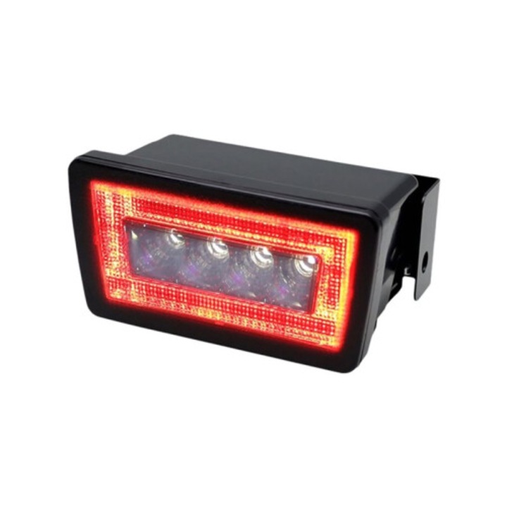 3 az 1-ben LED hátsó lámpa/féklámpa Impreza WRX/STI és Crosstrek modellekhez, helyzetjelző/fék/tolató funkciók, Fekete/piros, 1 db