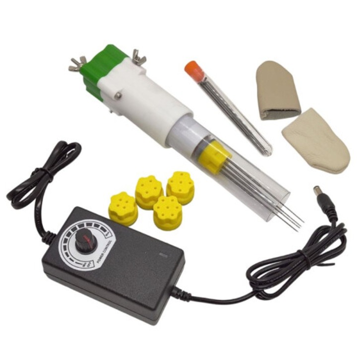 Elektromos filctűző eszköz gyapjúhoz, lyukasztó stílusú, DIY, EU