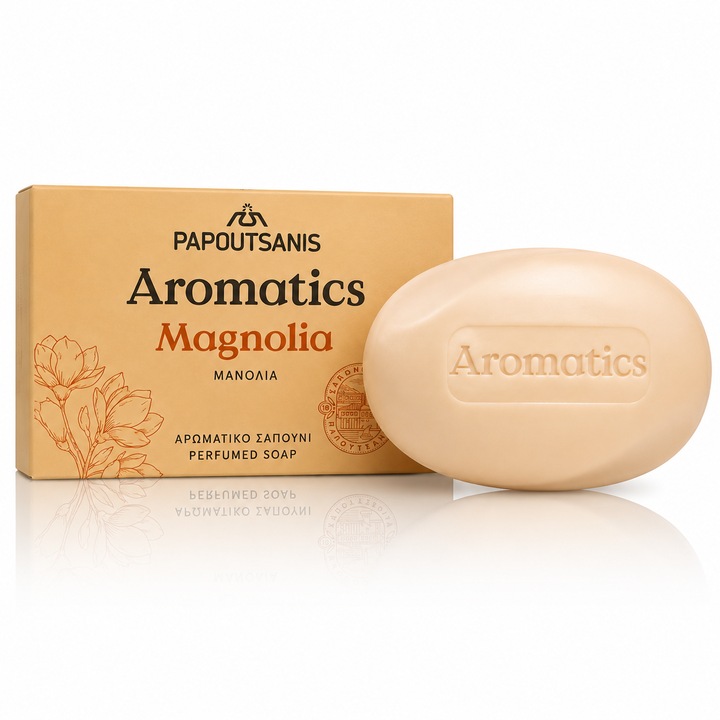 Papoutsanis® Aromatics Magnolia illatos szappan, 100 g