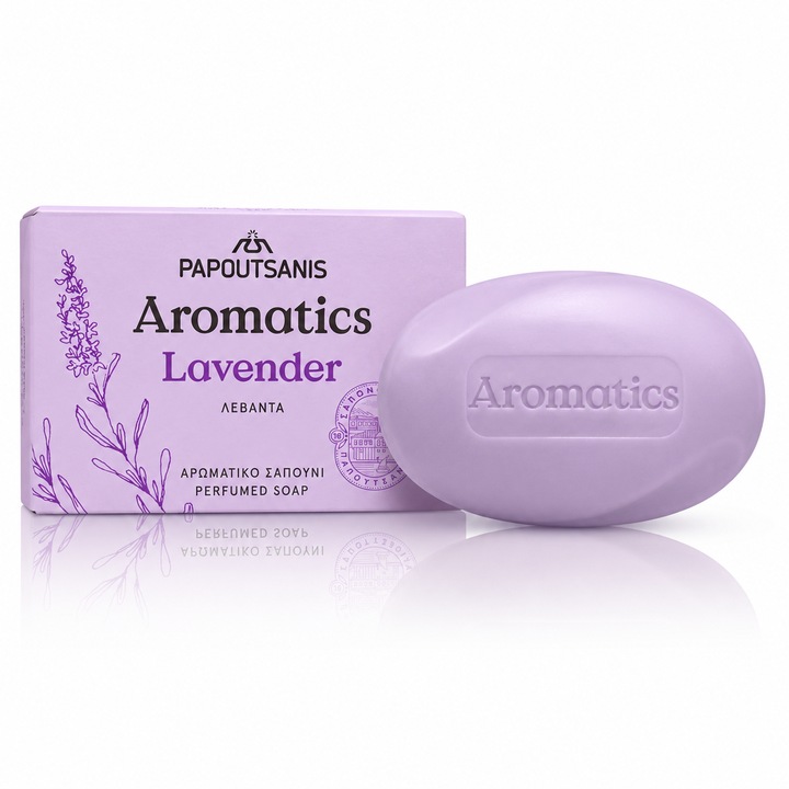 Papoutsanis® Aromatics Levendula illatos szappan, 100 g