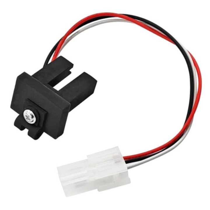 Unitate de detectie moneda 200674P, senzor pentru masina de spalat, compatibil Huebsch/Ipso/Unimac, cu cablu si conector, Negru, 1 buc