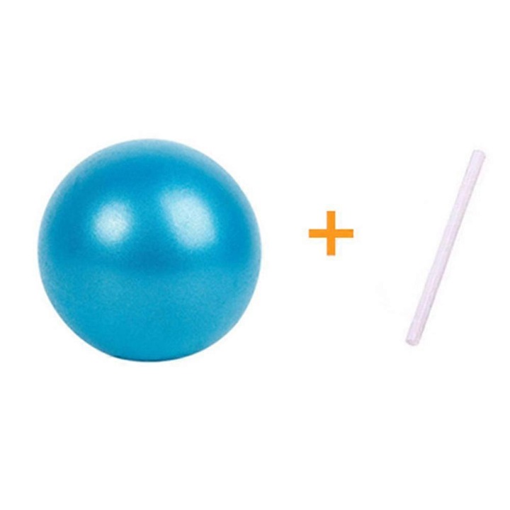 Minge fitness PVC 25cm albastru antiexplozie multifunctionala
