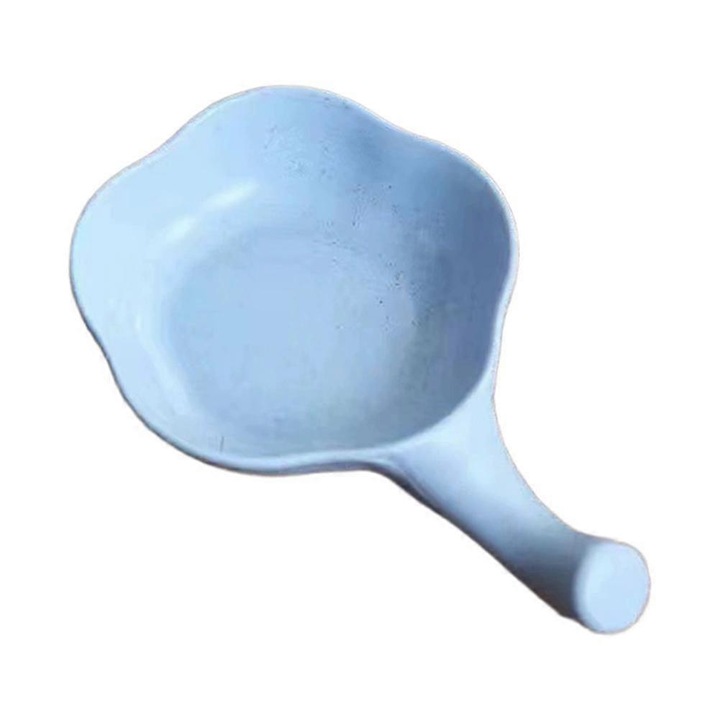 Kis tányér szószokhoz / mártogatós tál, búzaszalmából és PP-ből, kompakt, hőálló és könnyen tisztítható, kék, 1 db, 11.2x7.3x2.2 cm