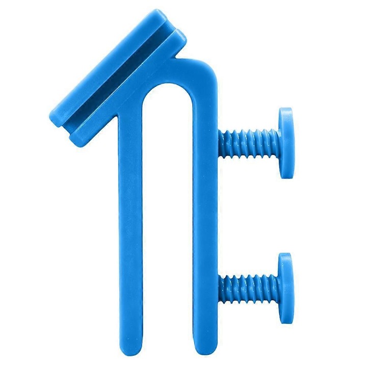 Suport furtun pentru galeata, plastic, albastru, 11.9x4x6.1cm