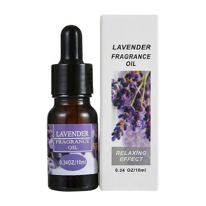 Odorizant lichid auto/ambient Lavanda, aromaterapie din plante naturale, cu pipeta dozatoare si dozare controlata, Mov, 10 ml