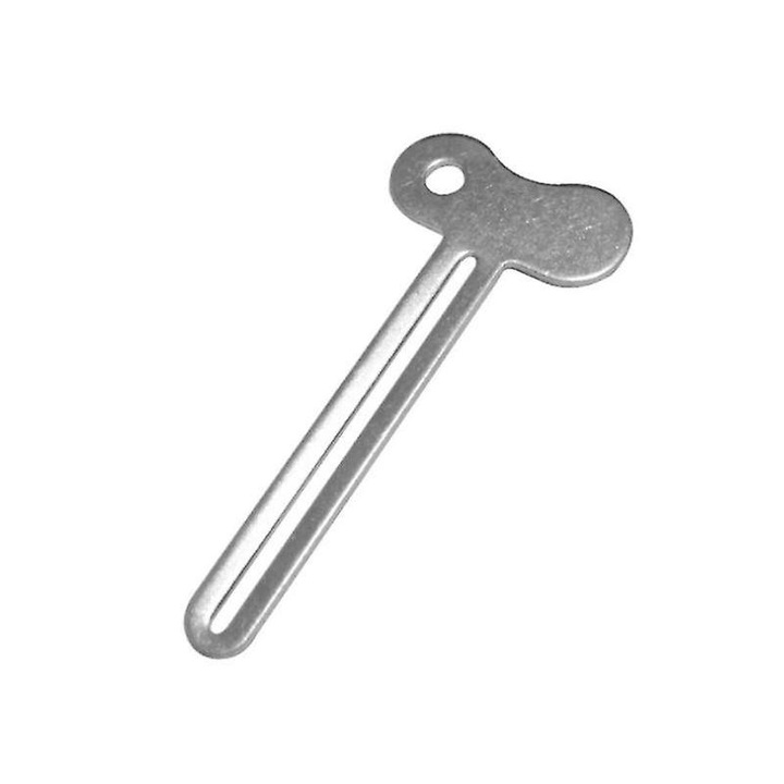 Dispenser tub pasta dinti, inox, argintiu, compact