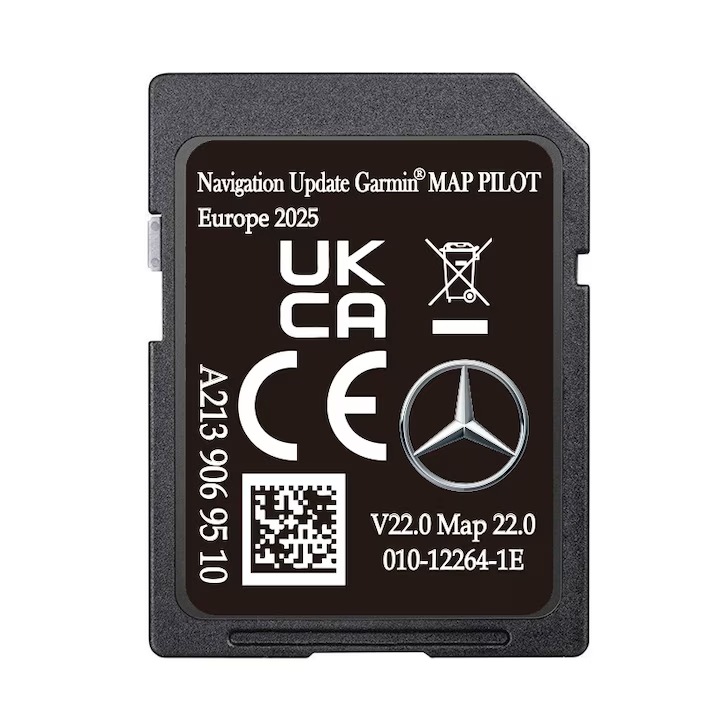 SD Navigációs kártya Mercedes Garmin Map Pilot NTG5S1 Audio 20 Európa Térképek 2025/2026