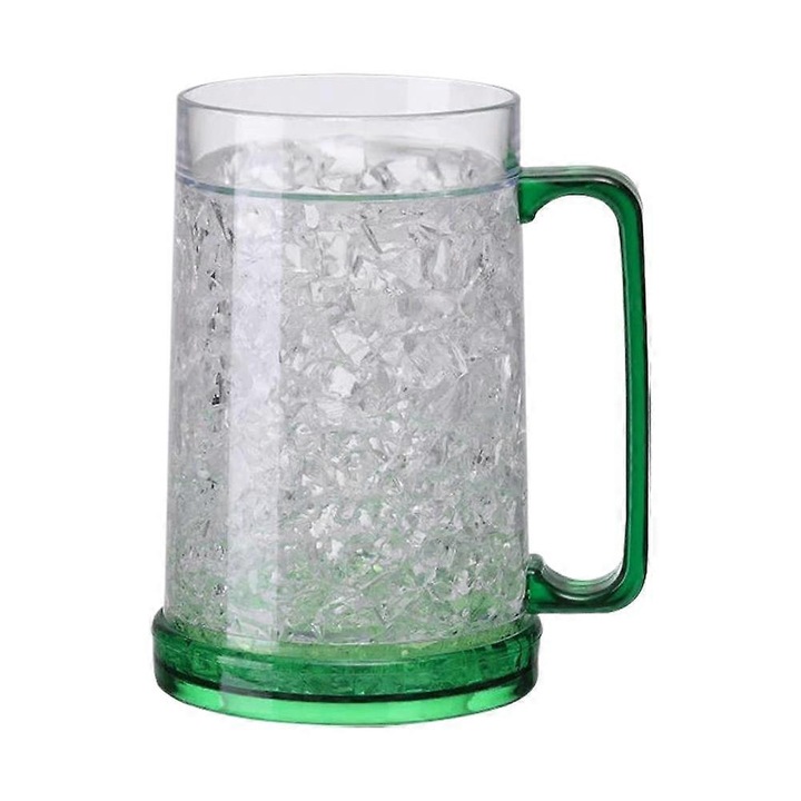 Cana de gheata dublu strat, 450ml, multicolor, 13.2x15.5cm