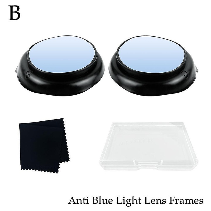 Rame protectoare pentru ochelari VR, set 2 bucati, anti-zgarieturi, 7x6x2cm, transparent