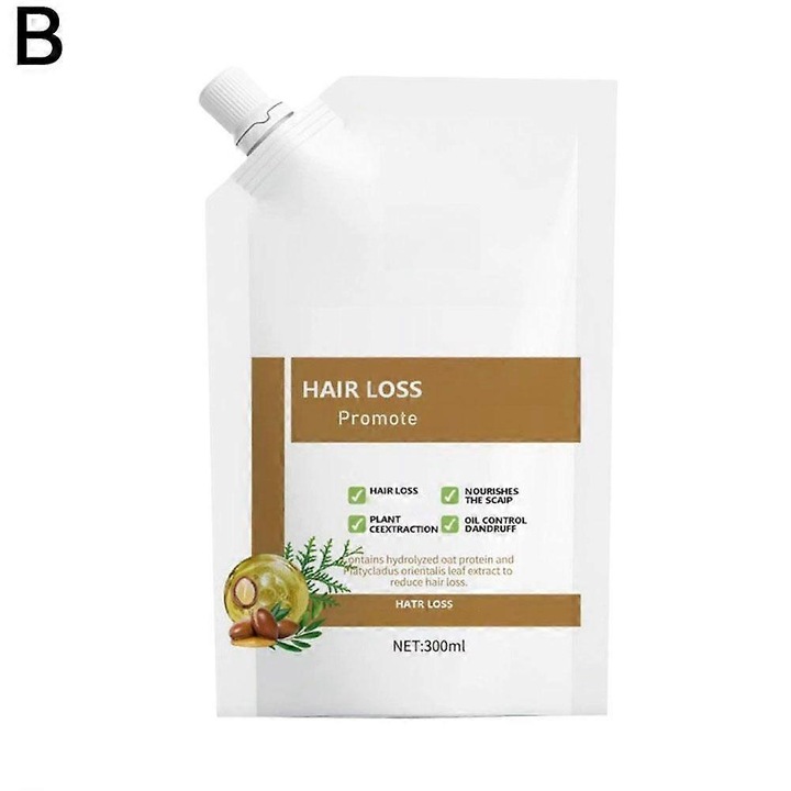 Hajhullás elleni sampon, 300ml, természetes, kiegyensúlyozott fejbőrre