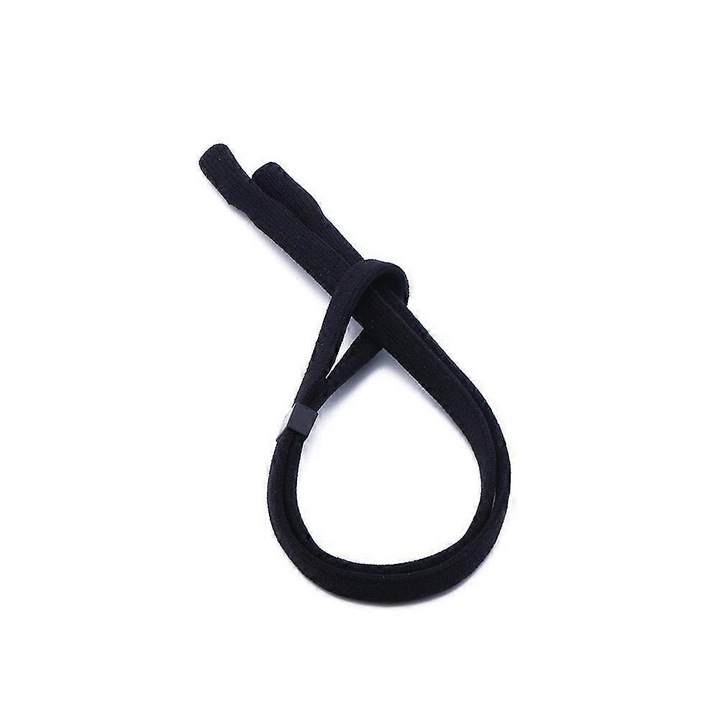 Lantisor ochelari, negru, 30cm, poliester