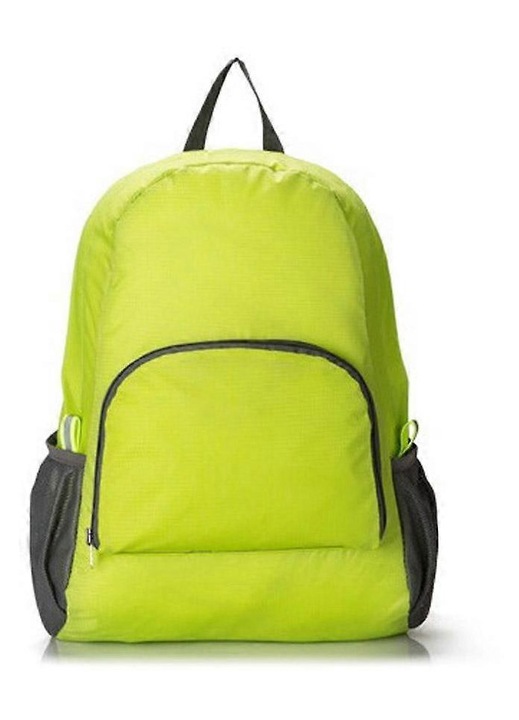 Rucsac drumetie pliabil unisex, verde, 42x30.5x12cm