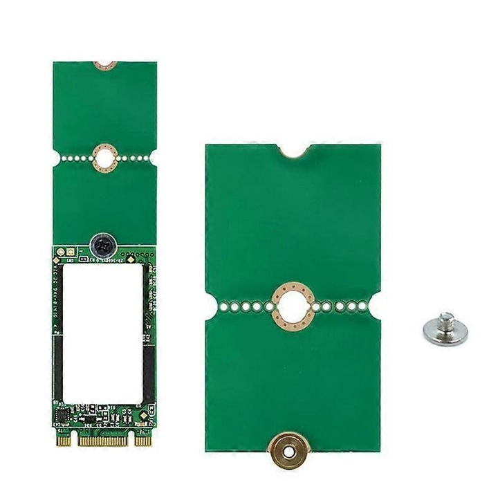 SSD M.2 adapter 2230-2280, 2242-2280, 2260-2280, fekete