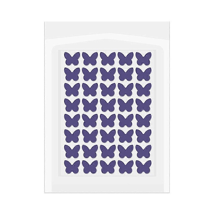 Patch pentru acnee, salicilic, model cartoon, mov, 1 bucata