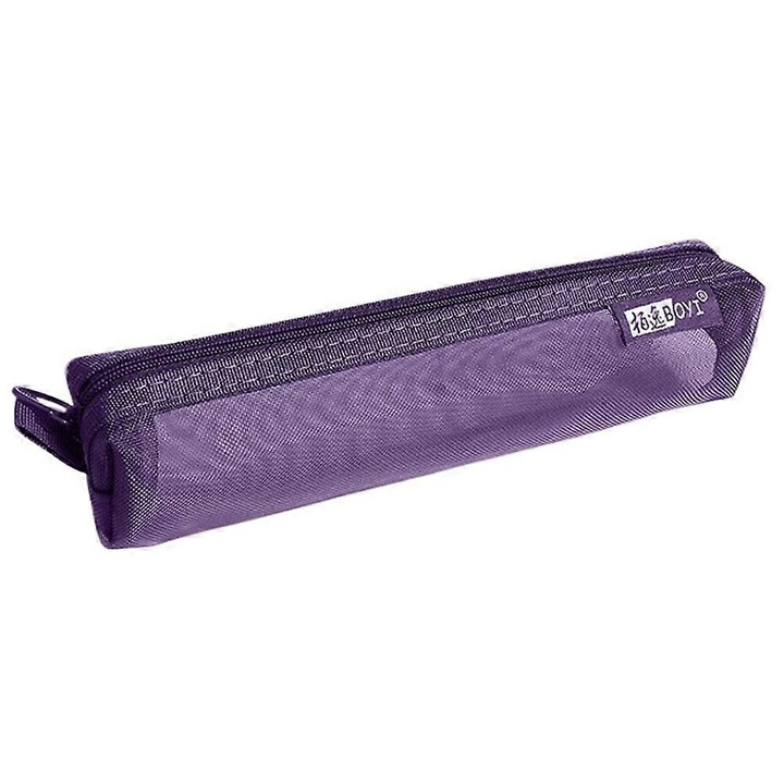 Penar transparent nylon mesh, 20x4x4cm, mov
