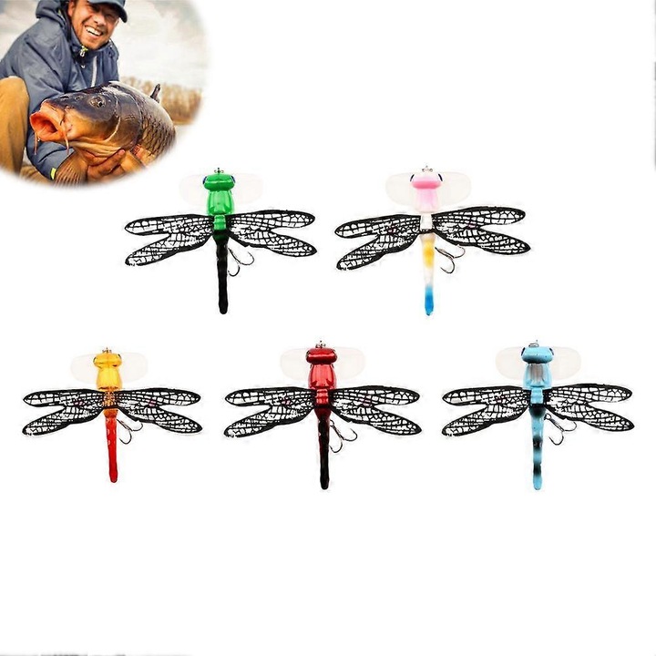Naluca pescuit dragonfly floating, 7.5cm, 5 db, 6.2g