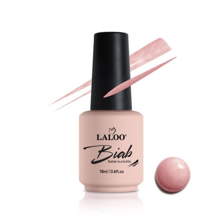 Gel in sticla Laloo Biab 09 Cover Shimmer 18ml