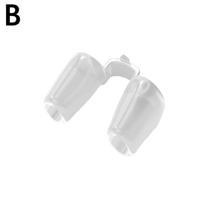 Suport nazal (clip nazal) M6 8mm, din silicon 100%, reutilizabil, usor de curatat, transparent, 1 buc