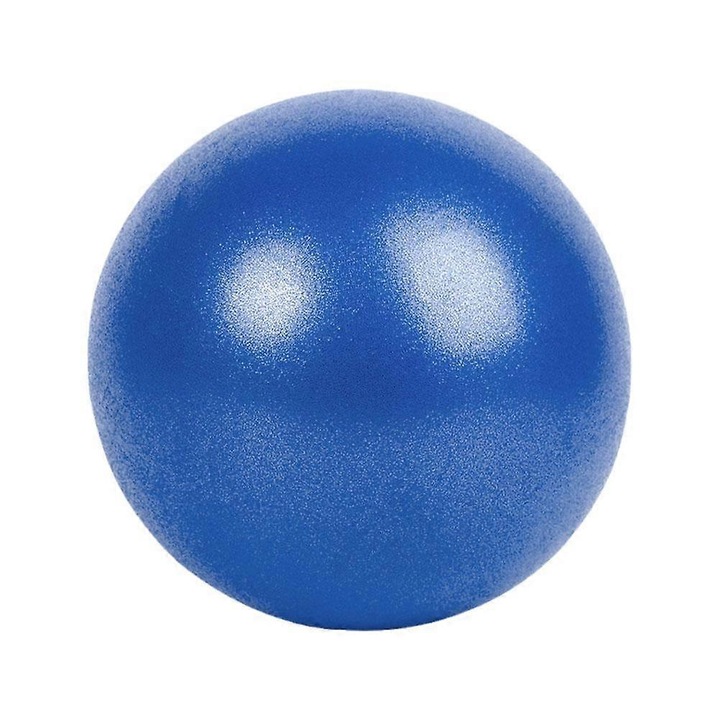 Minge Pilates, 25cm, albastru, PVC, portabila, antiderapanta