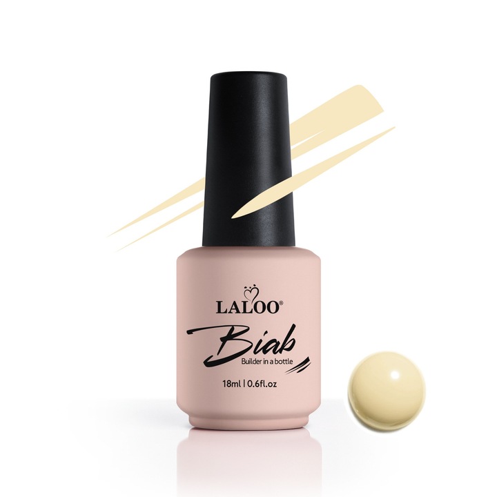 Gel in sticla Laloo Biab 11 Butter Yellow 18ml