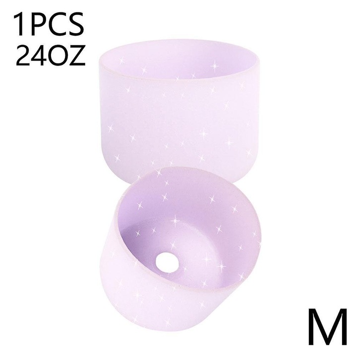 Manson szilikon vizespalackhoz 24oz 32oz, lila, csúszásmentes