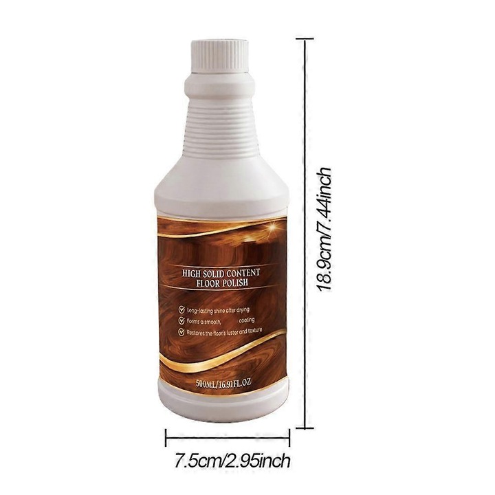 Padlótisztító oldat, magas fényű, tartós védelem, átlátszó, 500ml