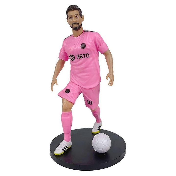 Фигурка футболист, PVC, ръчно рисувана, 15-20см, многоцветна