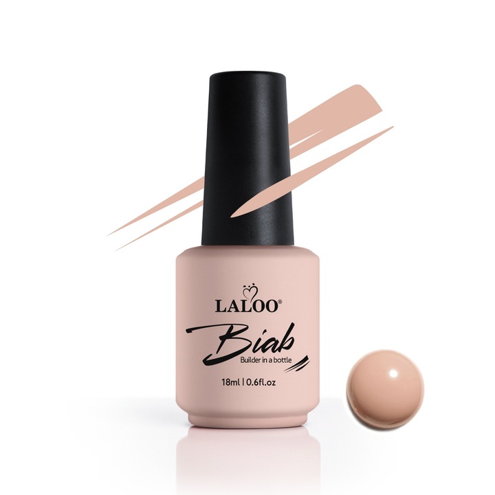 Gel in sticla Laloo Biab 15 Powder Nude 18ml
