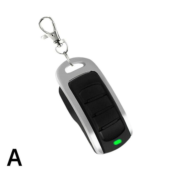 Telecomanda/breloc usa de garaj 433MHz/868MHz, copiere cod face-to-face, clonator wireless, negru, 1 buc