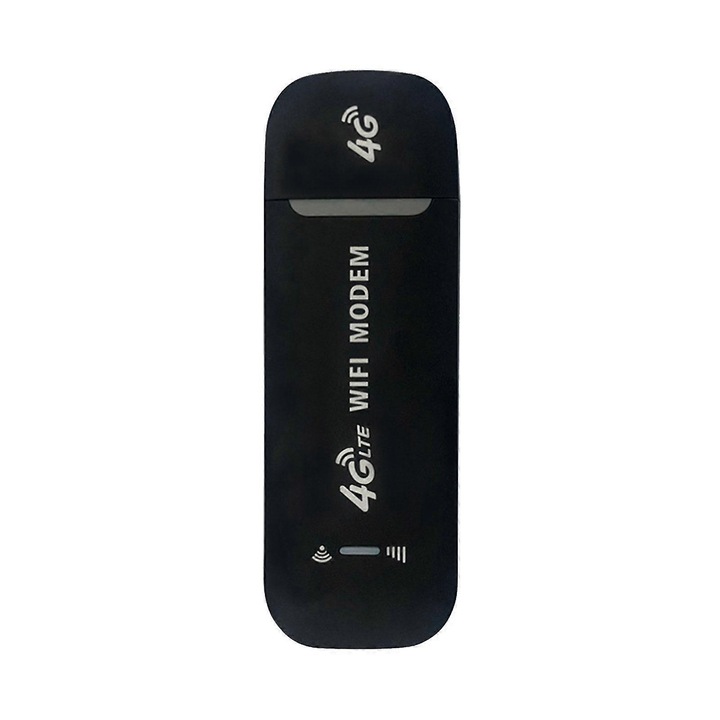 Router wireless mini 4G, negru, 9.8x5.9x1.5cm