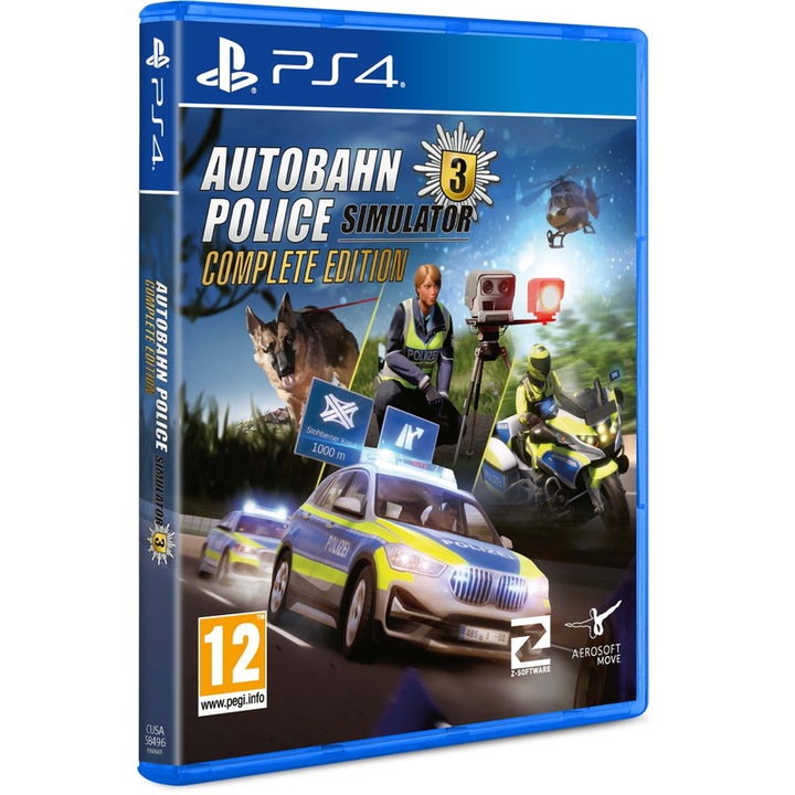 Joc, Autobahn - Police Simulator 3 Complete Edition, PlayStation 4