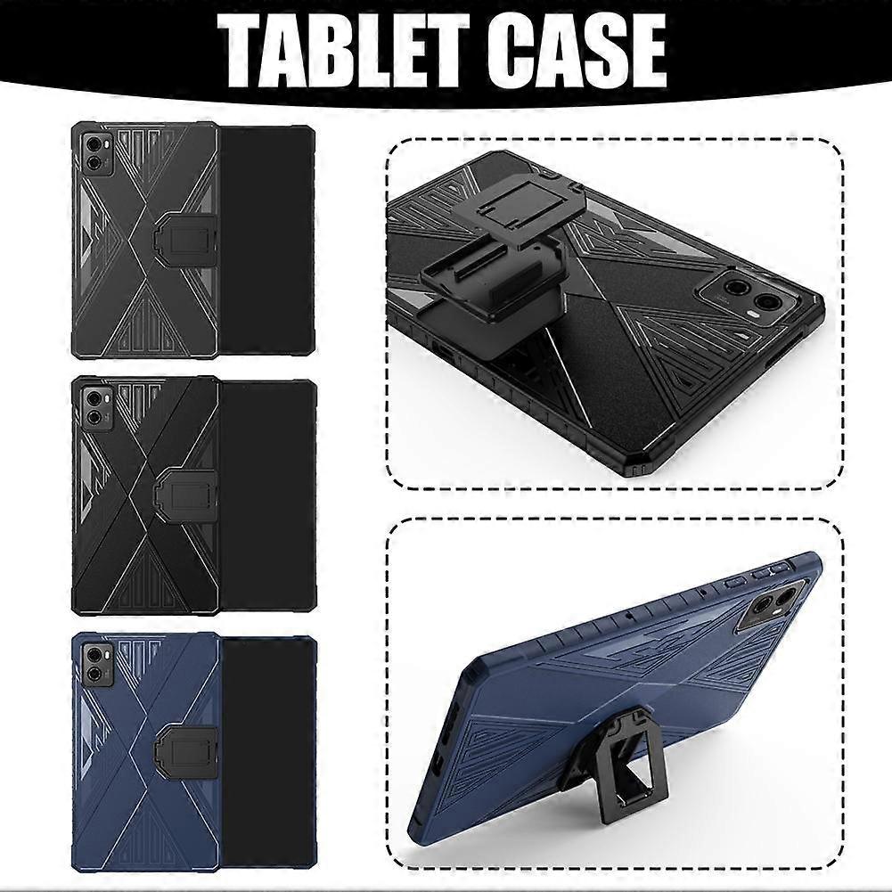 Husa tableta Lenovo Legion Y700 2025 TPU negru albastru gri 100g cu suport stabil