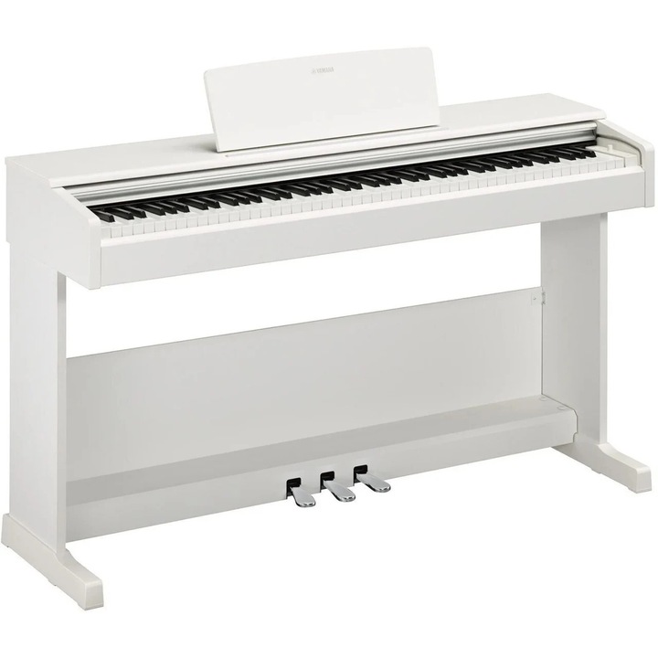 Yamaha YDP-105 WH – Pian digital cu 88 clape si mecanica Graded Hammer Standard